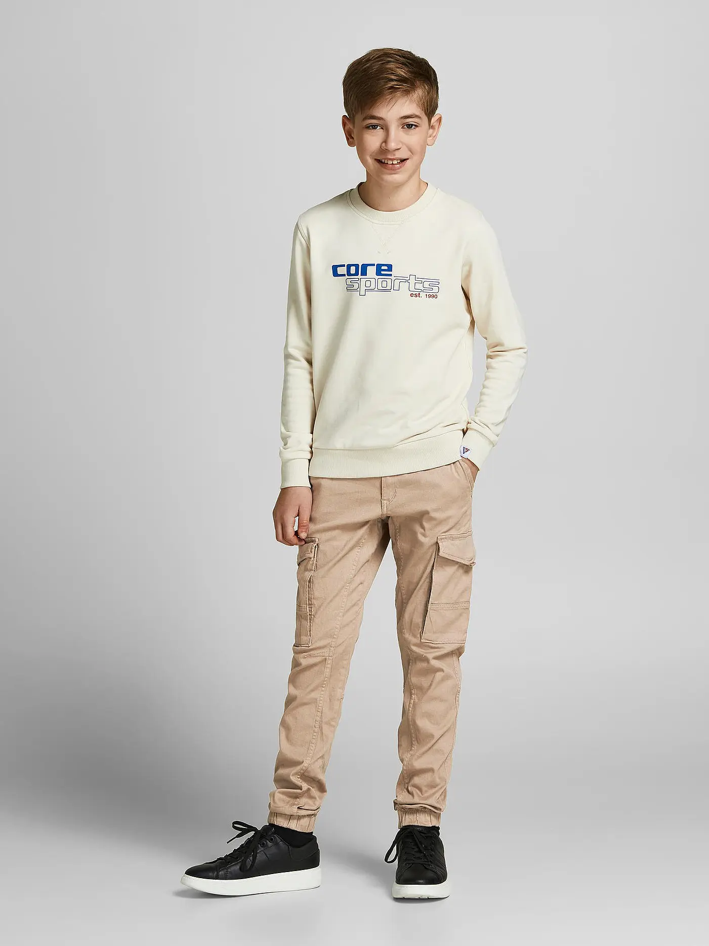 JACK & JONES | Jungen Cargohose " JJIPAUL " | beige